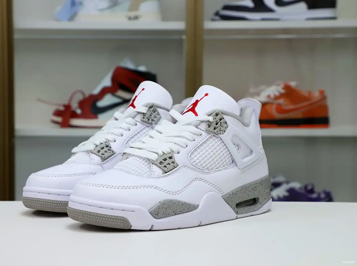 OREO' JORDAN AIR 4 'WHITE RETRO 0616